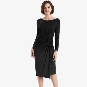 MM Lafleur “Keiko” Black midi work dress